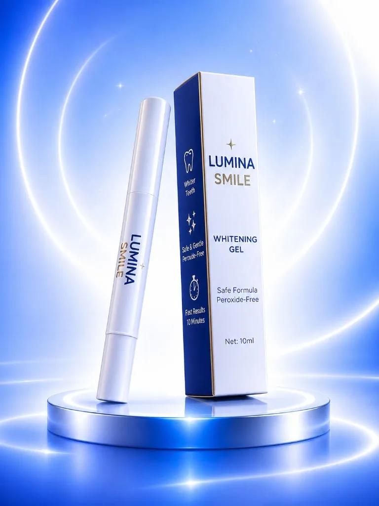 جل تبييض Lumina Smile وقلم التطبيق